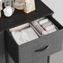 Load image into Gallery viewer, Natalia 10 Drawers Tallboy - Dark Grey