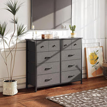 Load image into Gallery viewer, Natalia 10 Drawers Lowboy - Grey