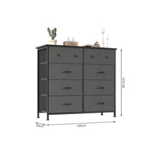 Load image into Gallery viewer, Natalia 10 Drawers Lowboy - Grey