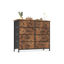 Load image into Gallery viewer, Natalia 10 Drawers Lowboy - Rustic Brown