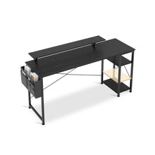 Load image into Gallery viewer, Logan 160cm Computer Desk with Storage Bag - Black