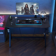 Load image into Gallery viewer, Carson 120cm Gaming Desk - Carbon Black