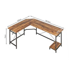 Load image into Gallery viewer, Niko Computer Corner Desk - Rustic Brown