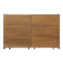 Load image into Gallery viewer, Dorian 6 Drawers Lowboy - Walnut + Black