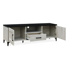 Load image into Gallery viewer, Scottie 1.5m Entertainment Unit - White Oak + Black