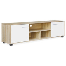 Load image into Gallery viewer, Cauto 1.8m Entertainment Unit - Oak + White