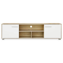 Load image into Gallery viewer, Cauto 1.8m Entertainment Unit - Oak + White