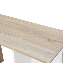 Load image into Gallery viewer, Brian 100cm Computer Desk - Oak + White