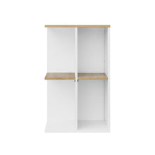 Load image into Gallery viewer, Brian 100cm Computer Desk - Oak + White