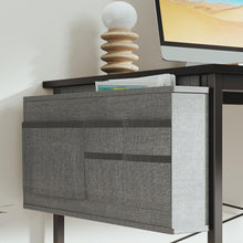 Load image into Gallery viewer, Cayden 160cm Computer Desk with Storage Bag - Black