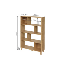 Load image into Gallery viewer, Sanson Bookshelf Storage Shelf - Oak