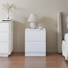 Load image into Gallery viewer, Hollis Bedside Table - White