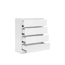 Load image into Gallery viewer, Hollis 4 Drawers Tallboy - White