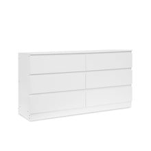Load image into Gallery viewer, Hollis 6 Drawers Low Boy - White
