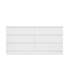 Load image into Gallery viewer, Hollis 6 Drawers Low Boy - White