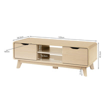 Load image into Gallery viewer, Fredy 1.2m Entertainment Unit - Oak