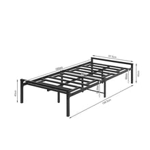Load image into Gallery viewer, Isla Single Metal Bed Frame - Black