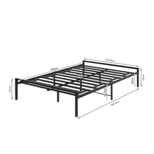 Load image into Gallery viewer, Isla Double Metal Bed Frame - Black