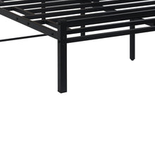 Load image into Gallery viewer, Bella Double Bed Frame - Oak + Black