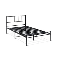 Load image into Gallery viewer, Sophia King Single Metal Bed Frame - Black