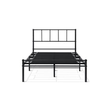 Load image into Gallery viewer, Sophia King Single Metal Bed Frame - Black