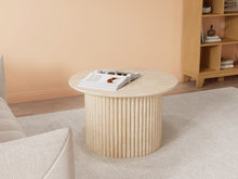 Load image into Gallery viewer, Nile Round Coffee Table 70cm - Travertine