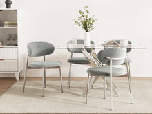 Load image into Gallery viewer, Onyx Fabric Dining Chair - Set of 4 - Grey
