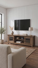 Load and play video in Gallery viewer, Georgie 1.5m Entertainment Unit - Knotty Oak