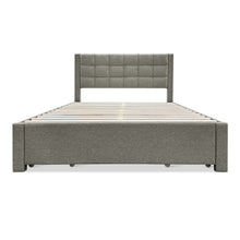 Load image into Gallery viewer, Denali Queen Bed Frame with 4 Drawers - Light Grey