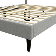 Load image into Gallery viewer, Aspen Double Fabric Bed Frame - Stone