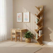 Load image into Gallery viewer, Koru 8 Tier Tree Bookshelf - Oak