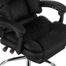 Load image into Gallery viewer, Collin Office Chair with Footrest - Black