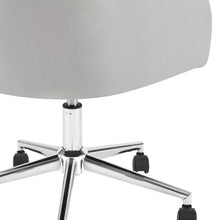 Load image into Gallery viewer, Morgan Velvet Office Chair - Light Grey