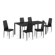 Load image into Gallery viewer, Samuel 7 Piece 1.8m Dining Set - Black