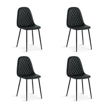 Load image into Gallery viewer, Varo PU Dining Chair - Set of 4 - Black