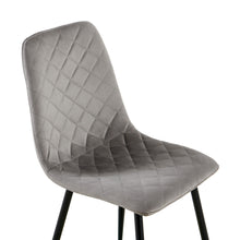 Load image into Gallery viewer, Fika Velvet Dining Chair - Set of 4 - Grey