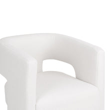 Load image into Gallery viewer, Rivo Boucle Armchair - White