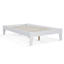 Load image into Gallery viewer, Meri King Single Wooden Bed Frame - White