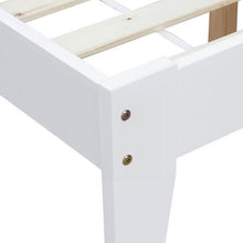 Load image into Gallery viewer, Meri King Single Wooden Bed Frame - White