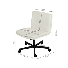 Load image into Gallery viewer, Malakai Cross Legged Office Chair - White