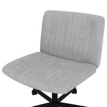 Load image into Gallery viewer, Lukas Cross Legged Office Chair - Light Grey