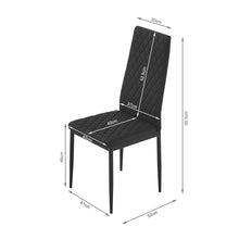 Load image into Gallery viewer, Fusion Diamond Chair- Set of 4 - Black (0.09m - 16.5kg)