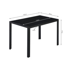 Load image into Gallery viewer, Samuel 5 Piece 1.2m Dining Set - Black