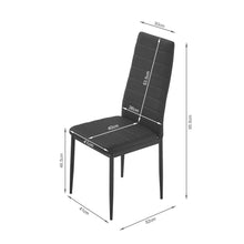 Load image into Gallery viewer, Samuel 7 Piece 1.8m Dining Set - Black
