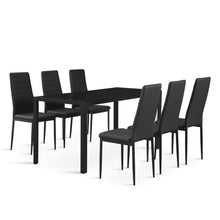 Load image into Gallery viewer, Samuel 7 Piece 1.6m Dining Set - Black