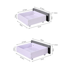 Load image into Gallery viewer, Charlotte Double Bed Frame with 4 Drawers - Light Grey