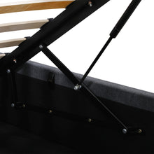 Load image into Gallery viewer, Elizabeth Double Gas Lift Bed Frame - Dark Grey