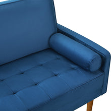 Load image into Gallery viewer, Alaina Velvet 2 Seater Sofa - Blue
