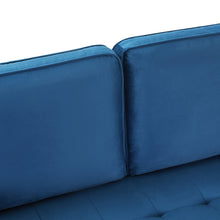 Load image into Gallery viewer, Alaina Velvet 2 Seater Sofa - Blue
