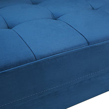 Load image into Gallery viewer, Alaina Velvet 3 Seater Sofa - Blue